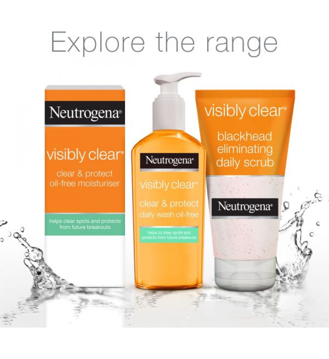 نيوتروجينا، غسول للوجه، فيزيبلي كلير، نقاء وحماية، مرطب خال من الزيوت، 200 مل